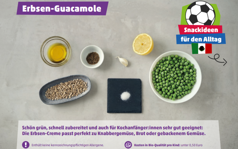 Rezeptvorschau Erbsen-Guacamole