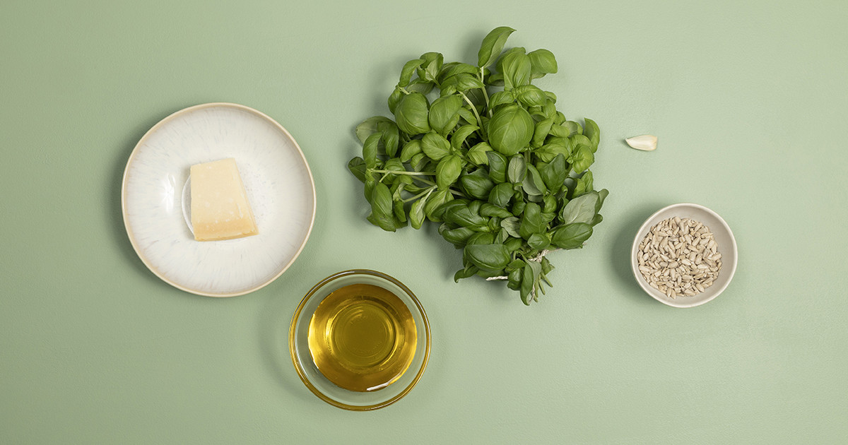 Pesto mit Basilikum | Familienküche
