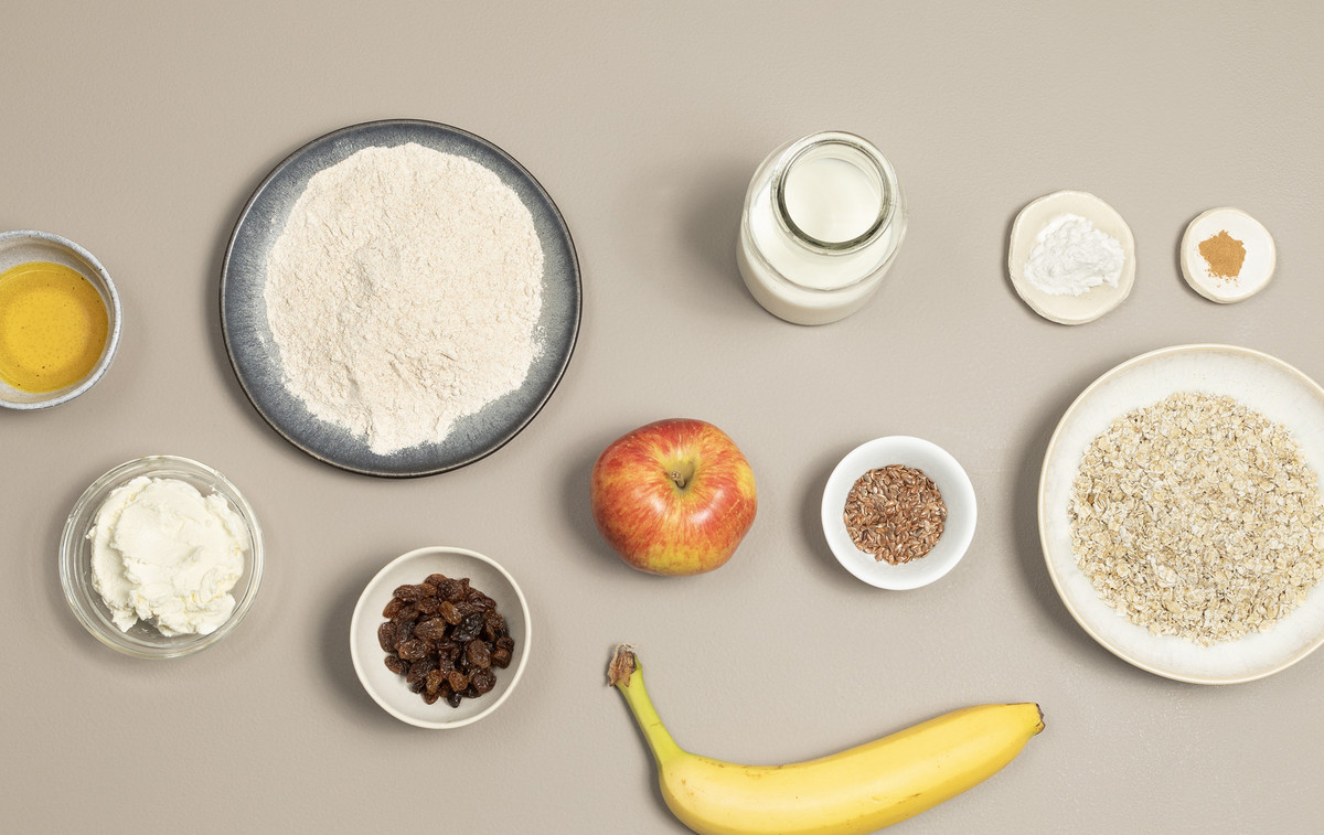 Zutaten für Müsli-Muffins