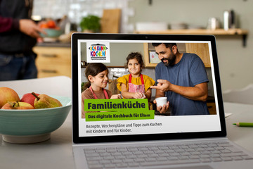 Kostenfreie Rezepte für Kinder gesammelt in einem digitalen Kochbuch zum kostenfreien Download. 